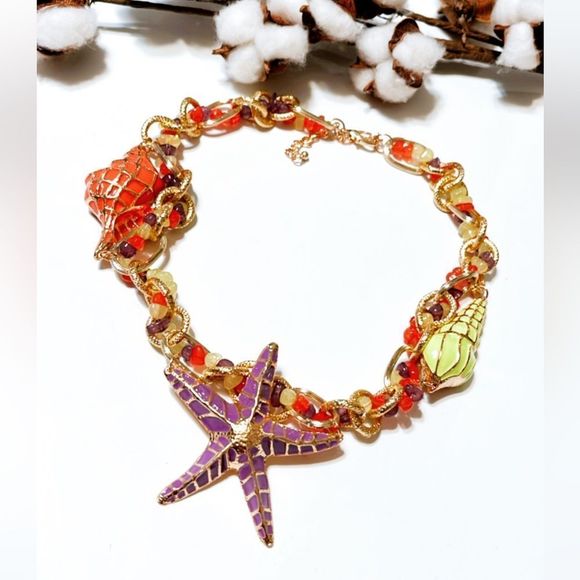 Chunky chain necklace N26 - Picture 2 of 6